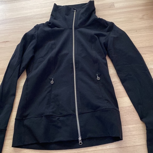 Lululemon Black High Collar Jacket - Picture 6 of 6